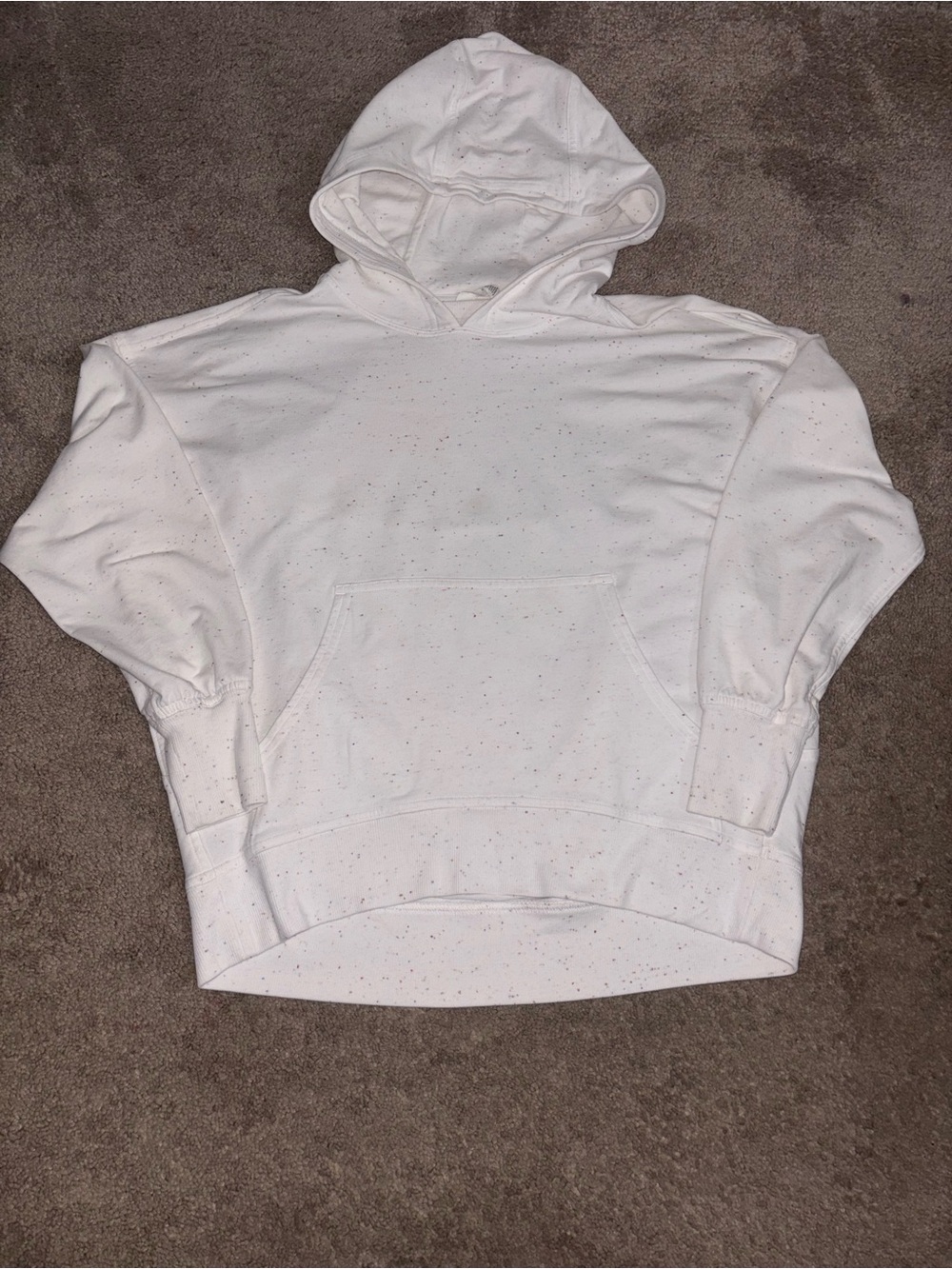 Lululemon LA‎ Back in Action Hoodie white  Size 4